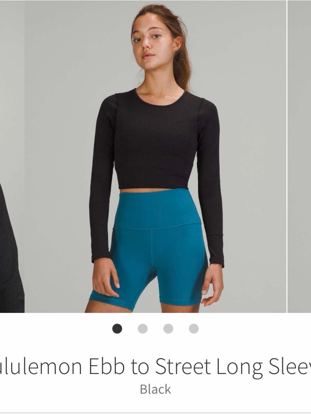 lululemon 🍋 Ebb to Street Long Sleeve Black